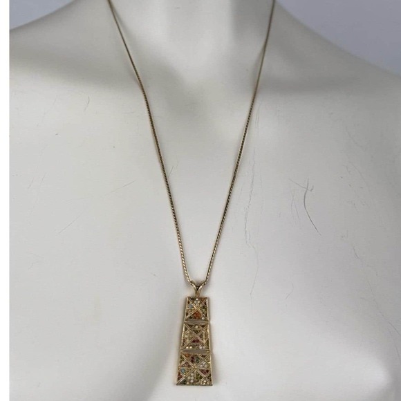 D’ Orlan Jewelry - Vintage D'Orlan "Buried Treasure" 24" Gold-Plated Necklace — Canadian Designer,